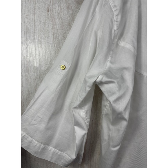 Soft Surroundings White Cotton Tunic Top 1X Oversized Lagenlook Boho Chic - Picture 4 of 6